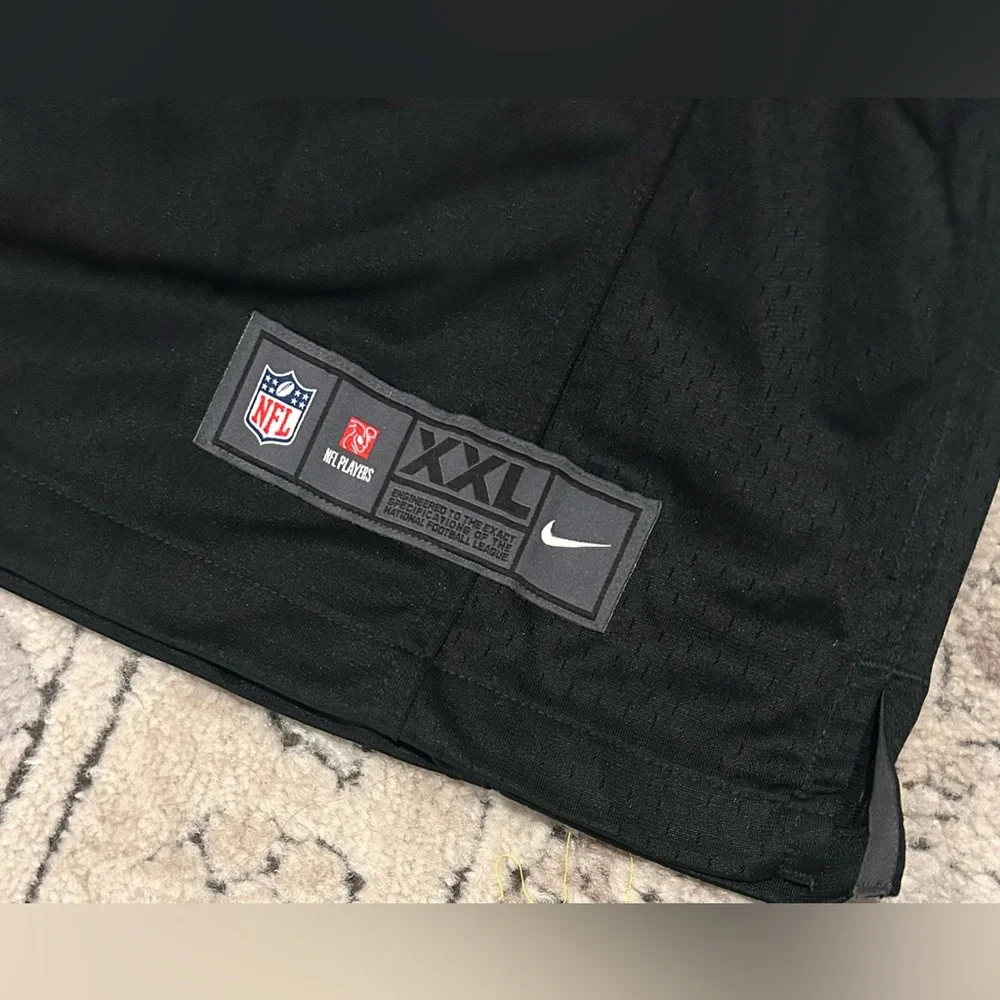 Nike Authentic On Field Philadelphia Eagles AJ Brown Black Jersey Men’s Sz XXL - Picture 6 of 7